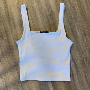 Square Neck Zara Cropped Tank